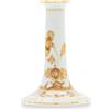GINORI 1735 CANDELABRO IN PORCELLANA, ORIENTE ITALIANO AURUM, ORO & BIANCO