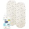 Silentnight Safe Nights, coprimaterasso per lettino, colore: crema