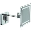 Inda Specchio ingranditore 3x quadrato con luce LED a parete, My Mirror