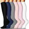 AWXUOCK Calze a Compressione per Uomo e Donna, 6 Pezzi, Supporto per Circolazione, per Medici, Correre, Infermieri, Sportivi (A-Assorted-1, L-XL)