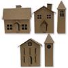 Sizzix Thinlits Set di Fustelle Dettagliate di Tim Holtz per Scene di Villaggio 3D Estese e Decorazioni Festive - Villaggio di Carta 2 - 21 Pezzi