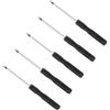 CoCud Cacciavite a Taglio Piccolo, Dimensioni 2mm Lunghezza 80mm, Cacciavite Piatto in Acciaio S2 con Manico Antiscivolo per Occhiali Orologi Elettronica Computer, 5pz