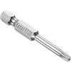 CoCud magnetici Stella 7 Punta Punte, TT20 Testa 1/4 Esagonale Gambo 2 Lunghezza, S2 Acciaio 5 Punta Antimanomissione Torx Avvitatore Punte per Elettrico Avvitatori, 1-Pezzo