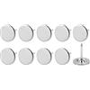 METALLIXITY Tappezzeria Chiodo Punta (11x13x1.2mm) 25pz, Ferma Piatta Testa Spingi Perni - per Casa Edilizia, Casa Cucina Mobili, Argento Tono