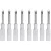 QUARKZMAN 8pz Sl3.0 Mini Cacciavite a Taglio 3mm Testa Piatto Magnetica 45mm Lunghezza per Riparazioni di Piccoli Elettrodomestici, Bianco