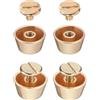 QUARKZMAN 4 Set Rivetti Borchie per Borsa a Mano e Borsa a Tracolla 12mm Rivetti Testa Piatta Vite Posteriore Punte Lega Fibbie Rivetti per Pelle per Borse Tote Abbigliamento, Tono Oro