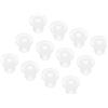 QUARKZMAN 20pz Occhielli in Gomma Diametro Montaggio 3mm ID 1.5mm H 5mm Trasparente Guarnizione Protezione Passacavi in Gomma per Cavi Tubi