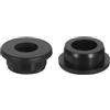 QUARKZMAN 2 Pezzi Occhielli in Gomma 26mm Foro di Perforazione, Passacavi Guarnizione 17mm ID Gommini Passacavo Scrivania Nero Siliconica per Tappo Organizzare Filo Cablaggio Casa Auto
