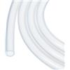 Rebower Tubo Silicone 10ft, 4mm ID 6mm OD, Trasparente, Tubo Plastica Industriale Silicone Puro Pompa, Sifonaggio, Drenaggio, Irrigazione, Birrificazione, 1/4