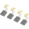 PATIKIL Carbonio Spazzole Spazzola Carbone Ricambio 18x17x7mm per Motori Elettrici Potenza Strumento Angolo Smerigliatrice Tavolo Ricambio Parte Riparazione, 4pz