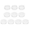 QUARKZMAN 10pz Griglie Ventilazione Soffitto Rotondo 35mm/1,4 Pollici, Copertura Ventilazione Soffitto in Plastica Bianca per Bagno, Casa, Ufficio, Cucina, Armadio, Guardaroba