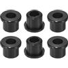 QUARKZMAN 6 Pezzi Occhielli in Gomma 12mm Foro di Perforazione, Passacavi Guarnizione 8mm ID Gommini Passacavo Scrivania Nero Siliconica per Tappo Organizzare Filo Cablaggio Casa Auto