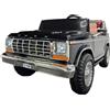 Pilots Kids Macchina Elettrica per Bambini 24V Nero 2 Posti Ford F-150 Telecomando