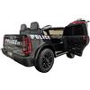 Pilots Kids Auto Elettrica Bambini Dodge RAM Polizia 12V Nero Sirene Telecomando