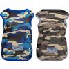 Izefia 2 Pezzi Cane T Shirt Cane Camicie Vestiti Canottiera Gilet Camouflage Camicia di Sudore Fresco Estate Cane Camicia per Piccolo Cane Cucciolo Gatto 2 Pack M