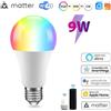 Tuya Lampadina LED A60 Smart Matter WiFi RGB+CCT E27