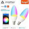 Tuya Lampadina a Candela LED Smart Matter WiFi RGB+CCT E14