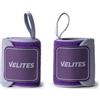 Velites Polsiere flessibili in nylon | Protezione per i tuoi polsi | Resistente chiusura con velcro | Allenamento funzionale, forza, sollevamento pesi, palestra (Purple)