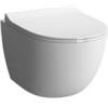 Vitra Vaso - Bidet - Sedile Sospeso Rim-Ex Vitra Sento 54 cm Bianco