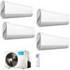 Midea Climatizzatore Midea Quadri Split BreezeleSS+ 9000+9000+12000+12000 M40E-28HFN8-Q R-32 9+9+12+12