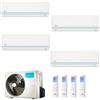 Midea Climatizzatore Midea Quadri Split Evolution 9000+12000+12000+12000 M40-36FN8-Q R-32 9+12+12+12