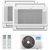 Midea Climatizzatore Midea Console Dual 12000+12000 M20E-18HFN8-Q R-32