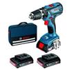 Bosch Trapano-Avvitatore GSB 18-2 LI Plus Bosch - 3 Batterie