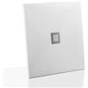 Ponsi Piatto Doccia Filopavimento Ponsi 80x80 cm Effetto Pietra Bianco