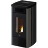 Cadel Stufa a Pellet Ventilata Cadel Atena3 Plus 14KW Doppia Canalizzazione Titanium - 7020019