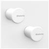 Brabantia Ganci Porta Asciugamani 2PZ Brabantia MindSet Mineral Fresh White - 303425