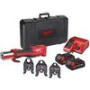 Milwaukee Pressatrice Idraulica con 2 Batterie 2,0Ah e Set Ganasce TH 16, 20, 26 Milwaukee M18 BLHPT-202C TH-SET2 - 4933478071