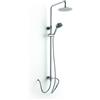 Tamanaco Colonna Doccia Tamanaco Serie Tondo RIPETTA Soffione Ø20CM Cromo - CD700174RI