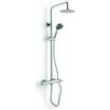 Tamanaco Colonna Doccia Meccanica Tamanaco Serie Tondo SIRENA Soffione Ø20CM Cromo - CD700172SI
