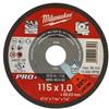 Milwaukee Dischi da Taglio per Metallo Milwaukee Pro Plus 115X1MM 200PZ - 4932451485