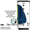 Elbi Bollitore Vetrificato con Due Scambiatori Fissi Elbi BSPT 300 LT Per Pompa di Calore - A3T2L51-VG250