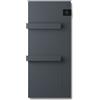 Radialight Radiatore Scaldasalviette Elettrico in Acciaio Radialight Onsen 40X90X8 Grigio Antracite - ONS07011