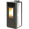 King Termostufa a Pellet Ventilata King 24 Idro 22kW 510m3 Bianco - 17377