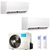 Midea Climatizzatore Midea Dual Split Xtreme Pro 9000+12000 M20E-18HFN8-Q R-32 9+12