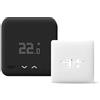 Tado Kit di Base Termostato Intelligente Cablato Tado V3+ Black Edition con Supporto Muro