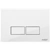Valsir Placca Valsir P3 Doppio Scarico per Cassette Tropea S, Winner S, Cubik S Originale Bianco - VS0869201