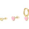 NovaNavel Set orecchini amour in oro
