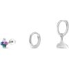 NovaNavel Set orecchini sirena in argento