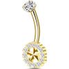 NovaNavel Piercing ombelico stella chic in oro