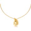 NovaNavel Collana goccia in oro