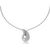 NovaNavel Collana goccia in argento