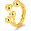NovaNavel Anello sfere in oro