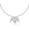 NovaNavel Collana ali in argento