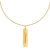 NovaNavel Collana targhetta in oro