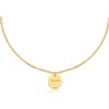NovaNavel Collana disco in oro