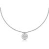 NovaNavel Collana disco in argento